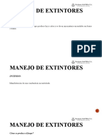 Manejo de Extintores: Fuego