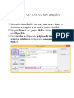 Como Passar Link para Powerpoint