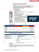 F4001 Analog Input Device Control Card - Pages 27 28