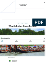 What Is India's Onam Festival