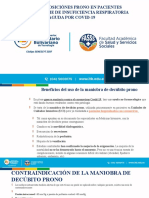 Combio de Posiciónes Prono en Pacientes Con Síndrome de Insuficiencia Respiratoria Progresiva Aguda Por Covid-19