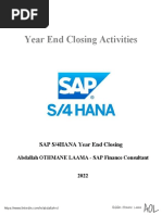 Year End Closing Activities PDF