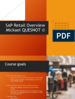 SAP Retail Overview Mickael QUESNOT ©