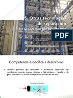 5 - 1 Separación Por Membranas