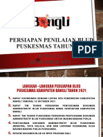 Persiapan Penilaian Blud Puskesmas Tahun 2021: JUMAT, 24 Desember 2021