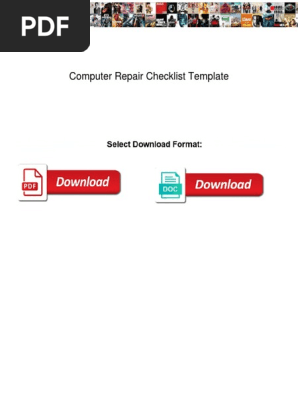 computer-repair-checklist-template