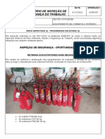 RELATÓRIO DE INSPEÇÃO DE SEGURANÇA - AGROCP 2022 Bomba de Incendio