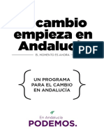 Programa Podemos Andalucía 2015