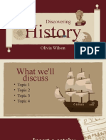 Simple Red and Beige Vintage Illustration History Report Presentation