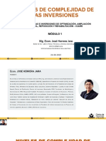 Sesión 1 Niveles de Complejidad de Las Inversiones - José Herrera PDF