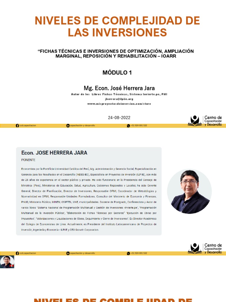 Niveles de Complejidad en Inversiones | PDF
