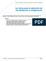 Deducción Por Obras para La Reducción de La Demanda de Calefacción y Refrigeración