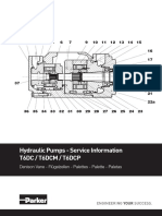 Hydraulic Pumps - Service Information T6Dc / T6Dcm / T6Dcp