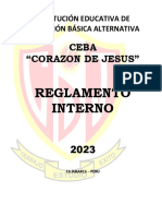 Reglamento Interno A Ceba Corazon de Jesus 2023