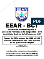 Eear - BCT: Exame de Admissão para o Curso de Formação de Sargentos - CFS