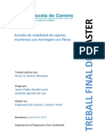 Estudio de Viabilidad de Cajones Marítimos Con Hormigón Con Fibras - Oscar Ramos PDF