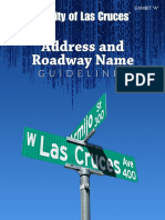 Las Cruces Address and Roadway Name Guildllines
