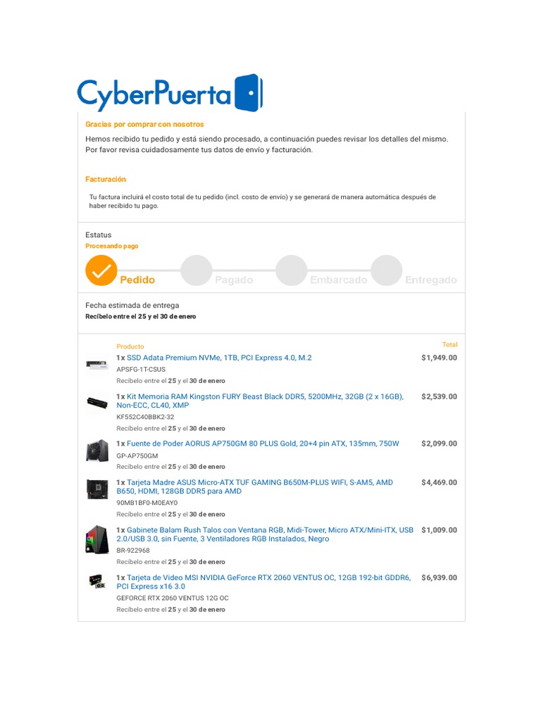 Cyberpuerta MX PDF | PDF | Hardware de la computadora | Compatibles con ...