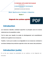 Cours Diagnostic Des Systèmes Agroforestiers M1 AFECA PDF