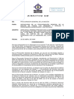 9 Directiva 18 de 2020 (PGN - Medidas Laborales)