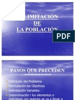 Delimitación de La Población