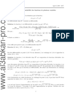 Télécharger Série N°1 Exercices Avec Corrigés de Module ANALYSE 5 (Fonctions de Plusieurs Variables) SMIA S3 PDF