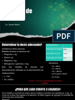 Calculo de Dosis: Lic. Santini Maria