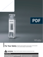 Samsung MP3 Ypu2 Manual