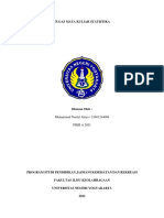 Muhammad Naufal Akiyo - PJKR A 2021 - Tugas Mata Kuliah Statistika