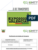 Planificacion Transporte Publico Expo VALENCIA