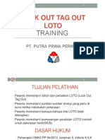 D. Materi Training LOCK - OUT - TAG - OUT - LOTO