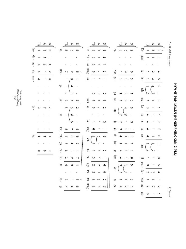 Full Page Hymne Pahlawan | PDF