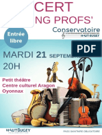 Affiche - Concert - Melting - Profs-Avec Compression