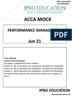 PM IPRO Mock 1 Sol.