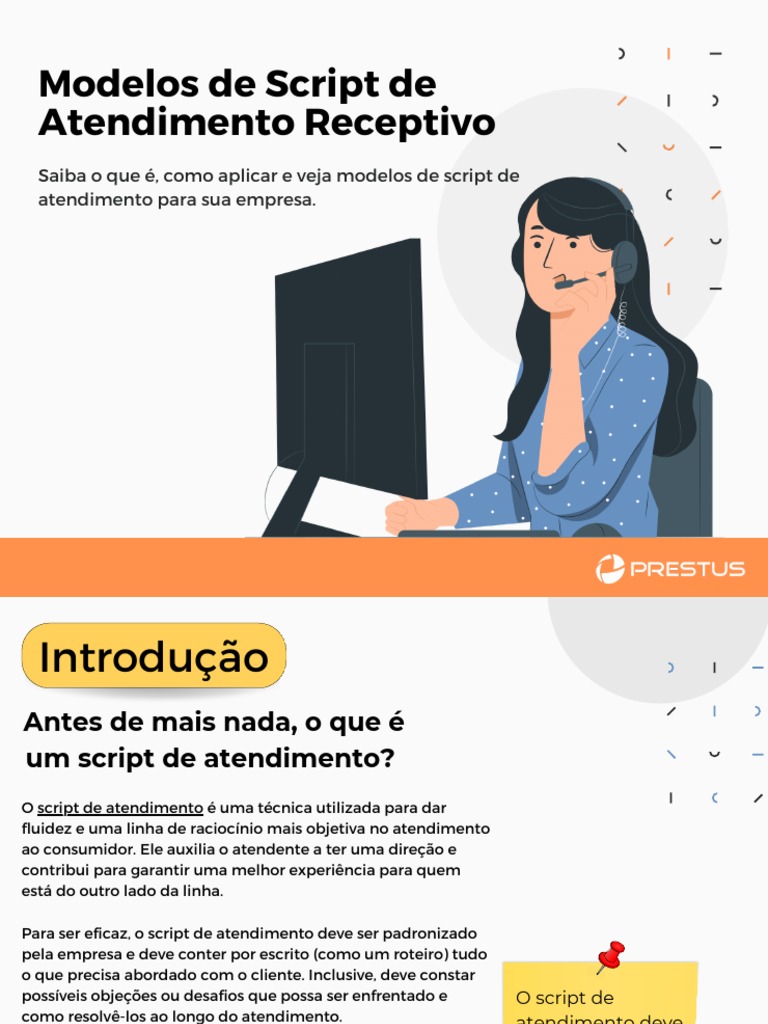 Script de Atendimento Receptivo | PDF | Linguagem de script ...