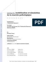 Analyse Modelisation Et Simulation de La Marche Pa PDF