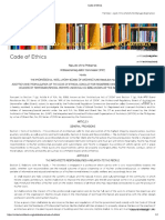 Code Od Ethics PDF