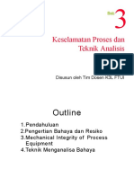 3 - Keselamatan Proses Dan Teknik Analisis