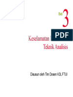 3 - Keselamatan Proses Dan Teknik Analisis PDF