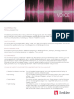 Voice Audition Packet