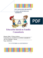 Registro Pedagógico 2º Nivel Inicial en Familia Comunitario