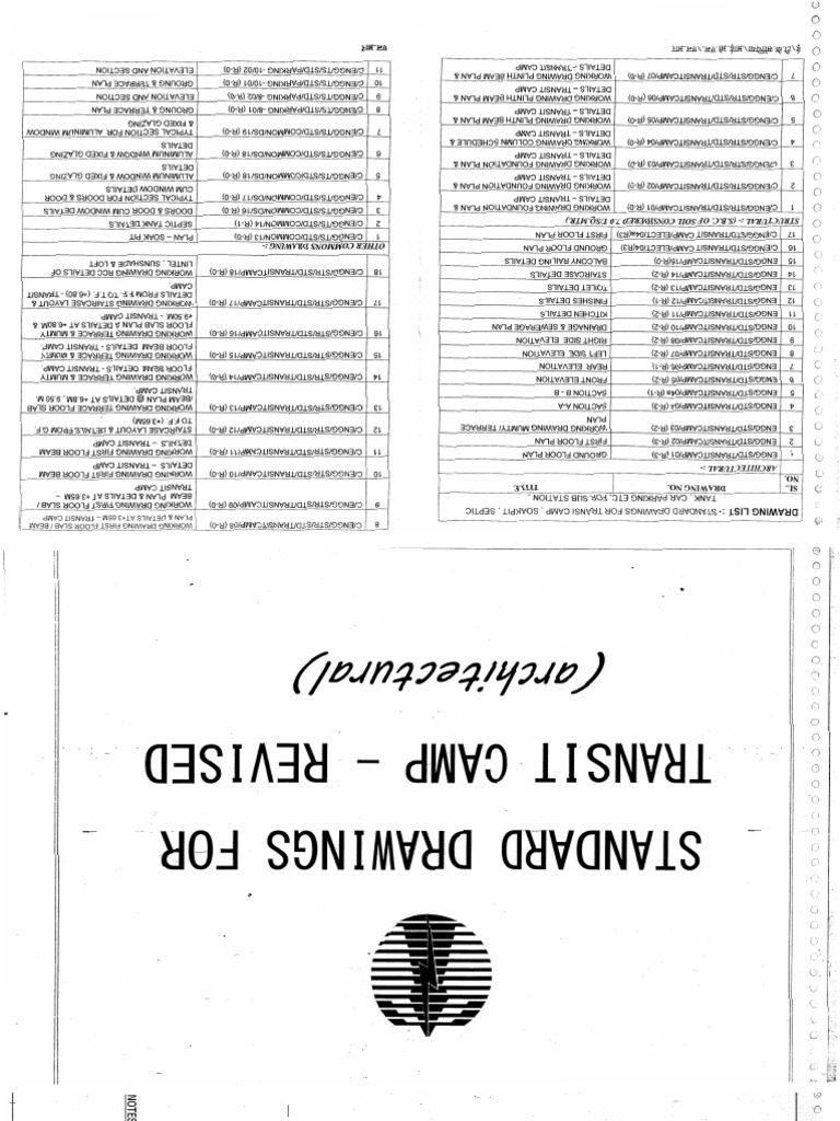 STD Transit Camp Architectural PDF