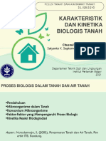 3 - Karakteristik Dan Kinetika Biologis Tanah - 2021