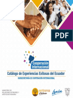 Ecuador Catalogo-Experiencias-Exitosas-Cooperación-Internacional-2021 PDF