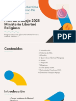 Programa Libertad Religiosa 2023 Iglesia Adventista Central PDF