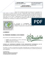 Actividad de Reciclaton 2023