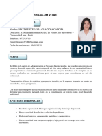 CV - Bachiller PDF