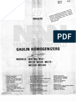 APV Gaulin M3 M6 M12 M15 Homogeniser PDF