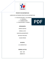 Proyecto de Matematicas PDF