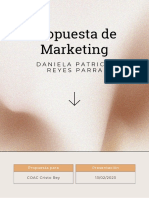 Documento A4 Propuesta de Marketing Moderno Beige